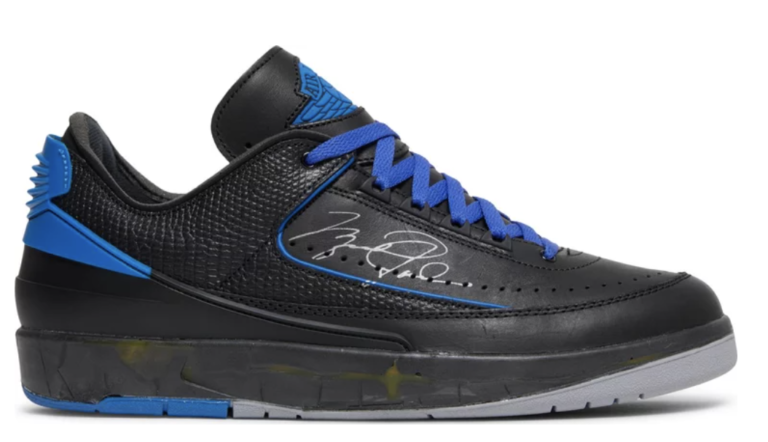 Off-White x Air Jordan 2 Retro Low SP 'Black Varsity Royal'